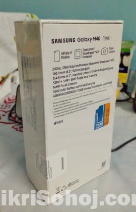 Samsung M40 new